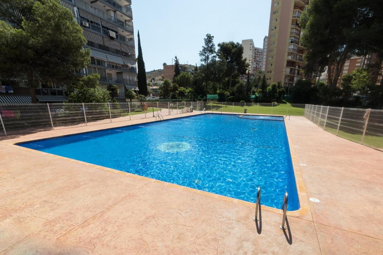 Apartamento Moonkey - Apto Paris Con Piscina Y Parking Benidorm Exterior foto