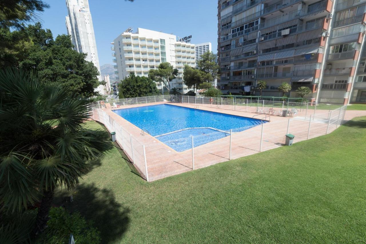 Apartamento Moonkey - Apto Paris Con Piscina Y Parking Benidorm Exterior foto